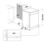 WHIRLPOOL WDFS3L5PBSSG 洗碗碟機 | 15套容量 | Power Clean Pro高壓噴射 | 60cm座地式
